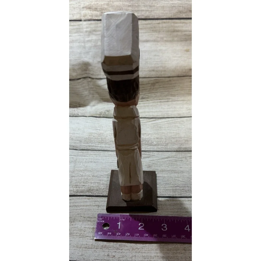 Peepers Wooden Nurse Eyeglass Holder Hand Carved Vintage 9